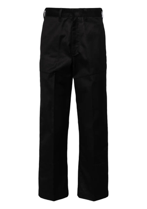 SAINT MXXXXXX pressed-crease straight-leg trousers - Black