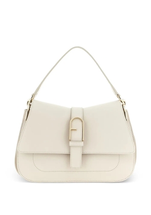 Furla Flow leather shoulder bag - Neutrals