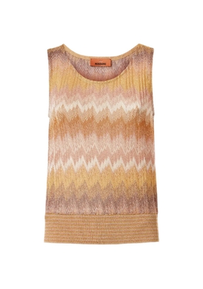 Missoni zigzag top - Orange