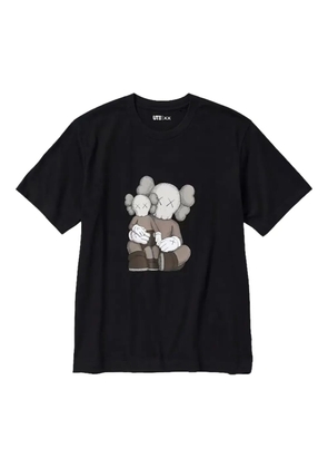 KAWS graphic-print short-sleeve T-shirt - Black
