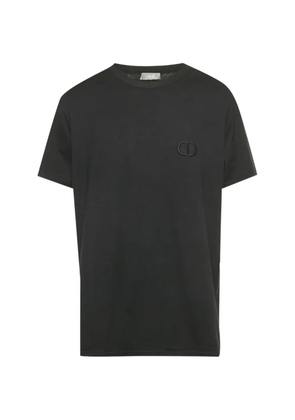Christian Dior Pre-Owned logo-embroidered T-shirt - Black