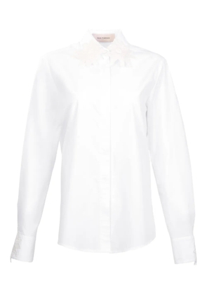Silvia Tcherassi Naroa floral-detail shirt - White