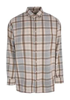Family First LFNF checked shirt - Neutrals