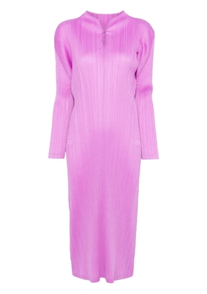 Pleats Please Issey Miyake Monthly Colors: January midi dress - Purple