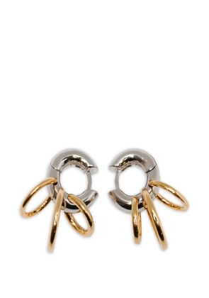 Panconesi piercing-detail hoop earrings - Silver