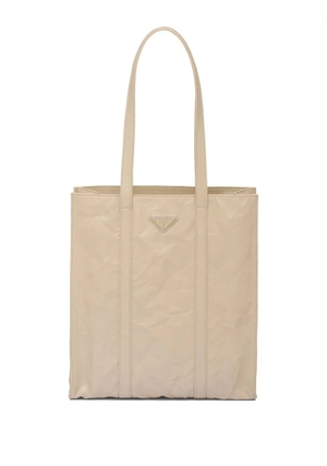 Prada nappa-leather tote bag - Neutrals