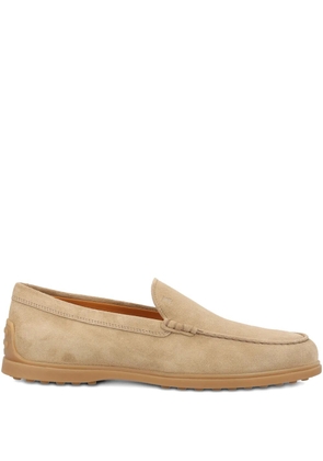 Tod's suede flat shoes - Neutrals