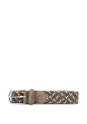 LA BOUCLE braided belt - Brown