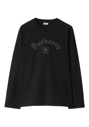 Burberry knight logo sweatshirt - Black