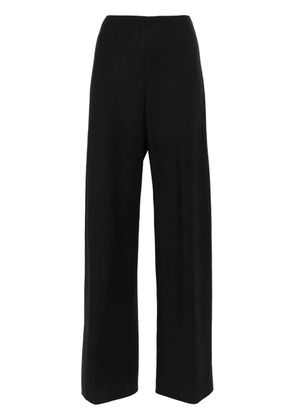 Vince high-waist straight-leg trousers - Black
