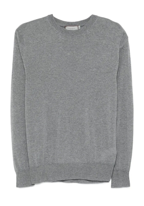 Canali round-neck wool T-shirt - Grey