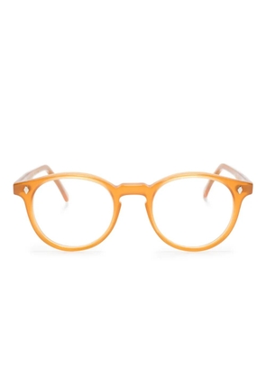 Family Affair Leal Honey round-frame glasses - Brown