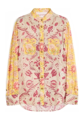 Valentino Garavani Speculare Voyage Imaginaire cotton shirt - Neutrals