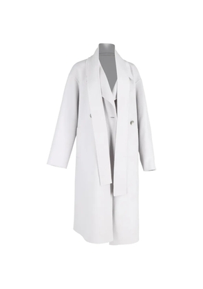 JOSEPH belted double-breasted coat - White