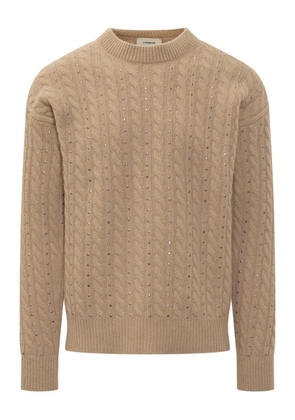 A Paper Kid cable-knit sweater - Neutrals