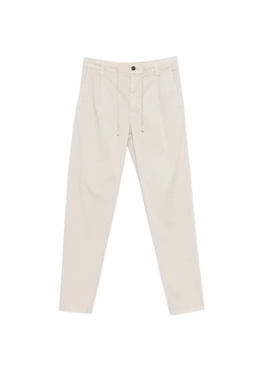 Eleventy drawstring pleated trousers - Neutrals