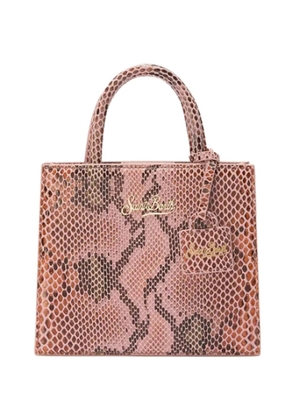 MC2 Saint Barth mini snake-print tote bag - Pink