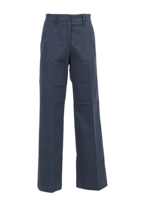 K-Way straight-leg trousers - Blue