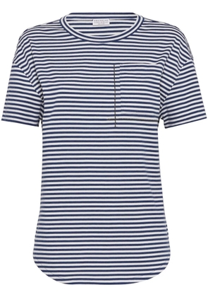 Brunello Cucinelli Monili-chain shirt - Blue