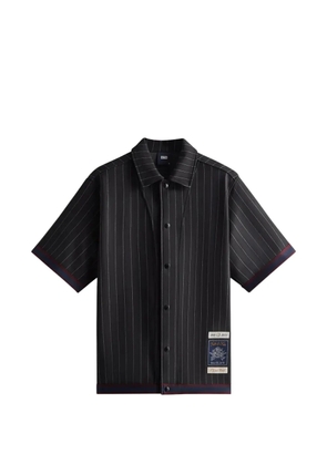 KITH pinstripe shooting shirt - Black