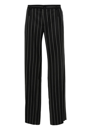 Dolce & Gabbana pinstripe wool trousers - Black