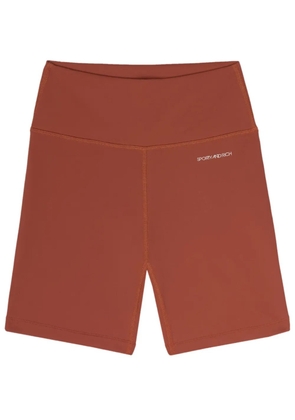 Sporty & Rich logo-print biker shorts - Red