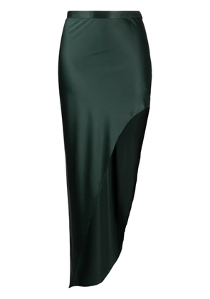 Fleur Du Mal high-slit skirt - Green