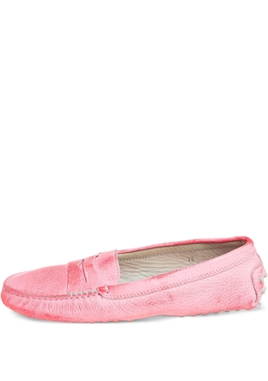Tod's Vintage Pre-Owned leather loafers - Pink