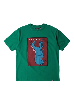 BY PARRA vertical-horse graphic T-shirt - Green