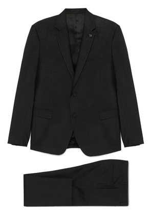 Lardini brooch-detail suit - Black