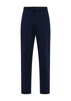 Ferragamo asymmetric waist chinos - Blue