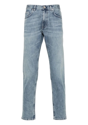Eleventy mid-rise tapered-leg jeans - Blue