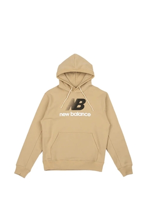 New Balance heritage logo-detail hoodie - Neutrals