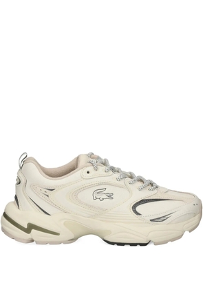 Lacoste logo-print sneakers - Neutrals