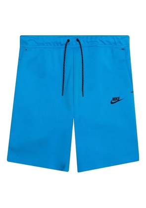Nike logo-print shorts - Blue