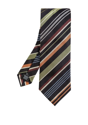Paul Smith striped tie - Black