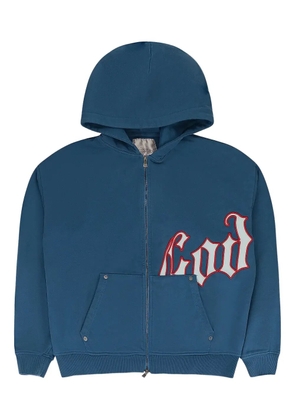 GODSPEED OG Logo V2 hooded sweater - Blue