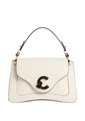Coccinelle small C-Me logo-detail shoulder bag - Neutrals