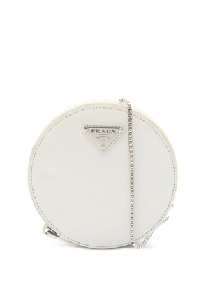 Prada Pre-Owned 2000s Spazzolato round-shape mini bag - White