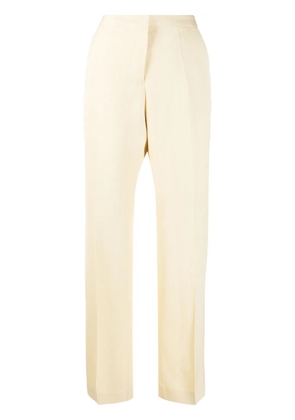 Jil Sander pressed-crease tailored trousers - Yellow