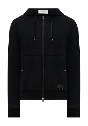 Agnona hooded zip sweater - Black