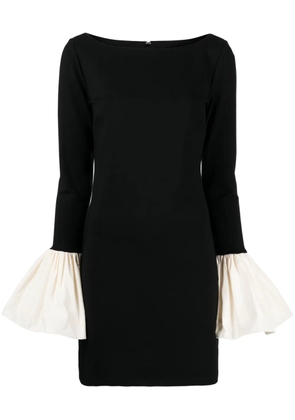 STAUD Hawthorne two-tone minidress - Black