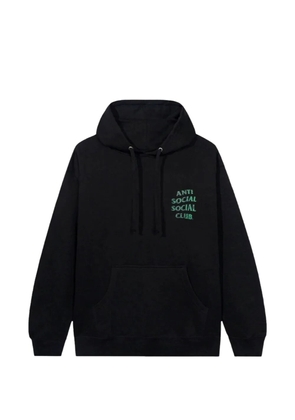 Anti Social Social Club logo-detail hoodie - Black