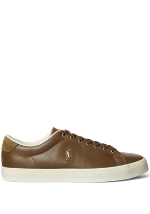 Polo Ralph Lauren leather low-top sneakers - Brown