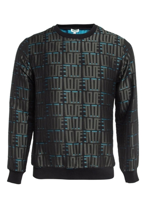 Kenzo Pre-Owned embossed-pattern sweatshirt - Grey