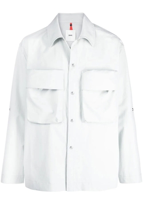 OAMC chest-pocket shirt jacket - Grey