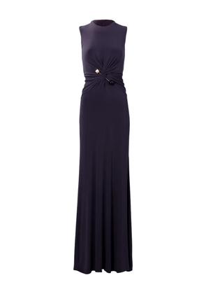 Silvia Tcherassi Nala twisted-knot maxi dress - Black