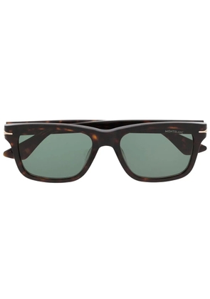 Montblanc tortoiseshell sunglasses - Brown