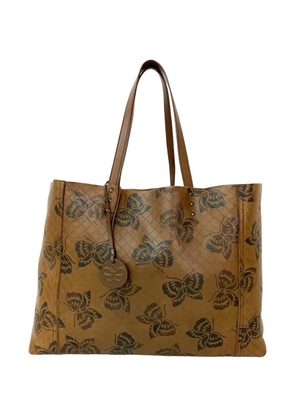 Bottega Veneta Pre-Owned 2012-2025 Nappa Intrecciomirage Butterfly tote bag - Brown