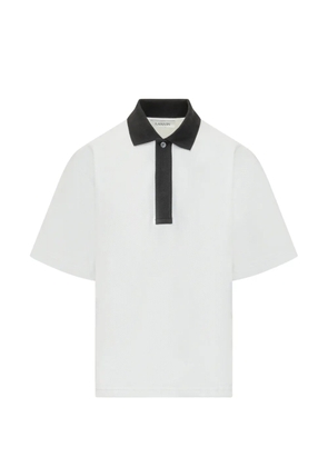 Lanvin buttoned cotton polo shirt - White